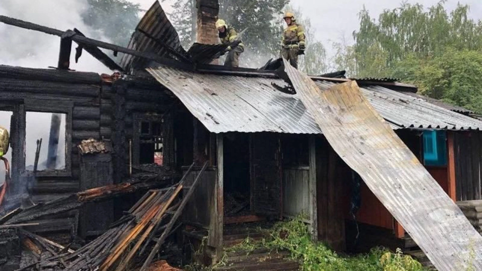 Женщина погибла при пожаре в Можге