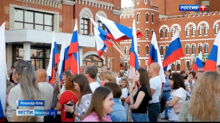 Вести. Марий Эл Торжественный митинг в поддержку российских военнослужащих состоялся в Йошкар-Оле