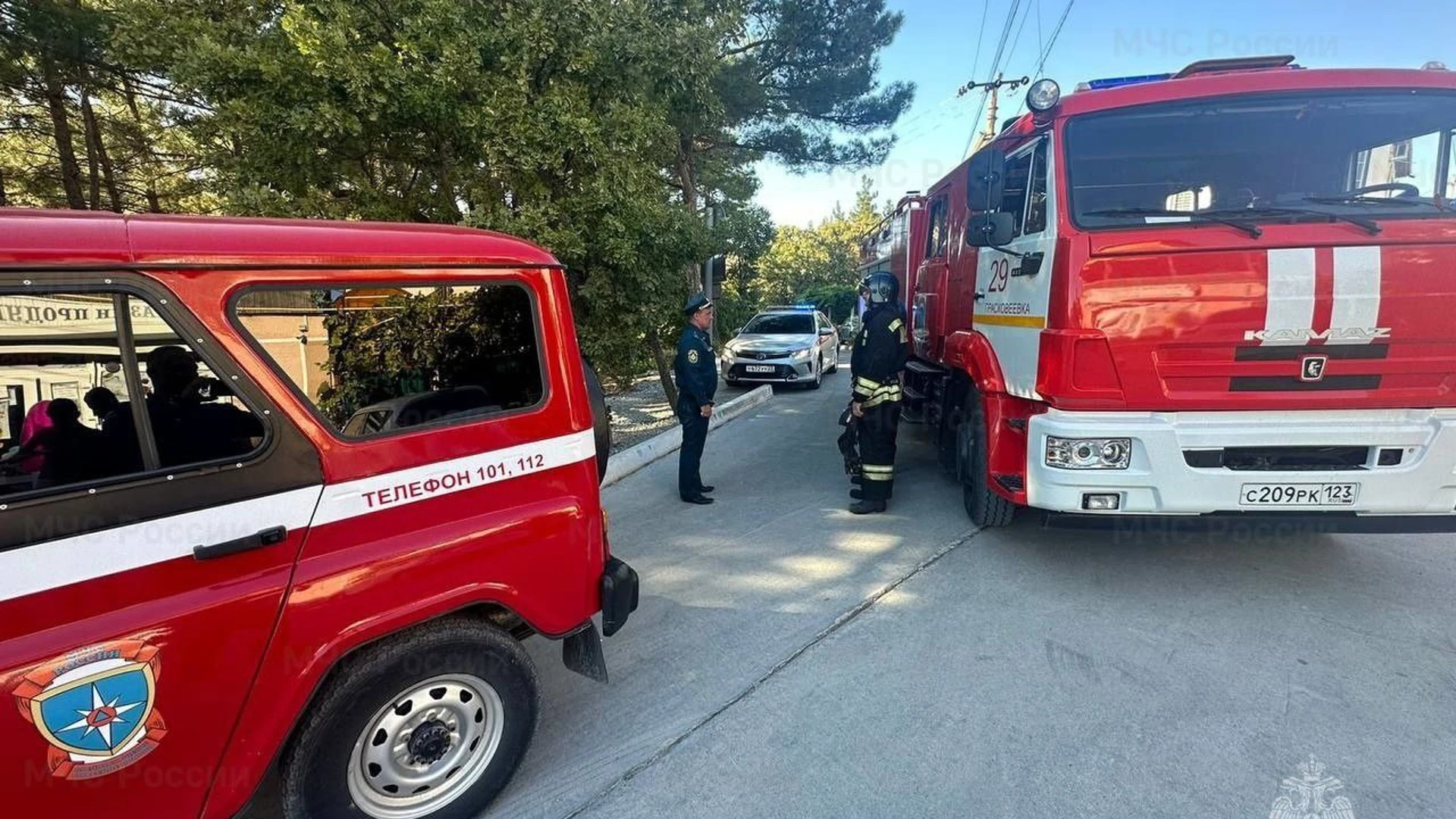 В Геленджике тушат второй крупный пожар за сутки