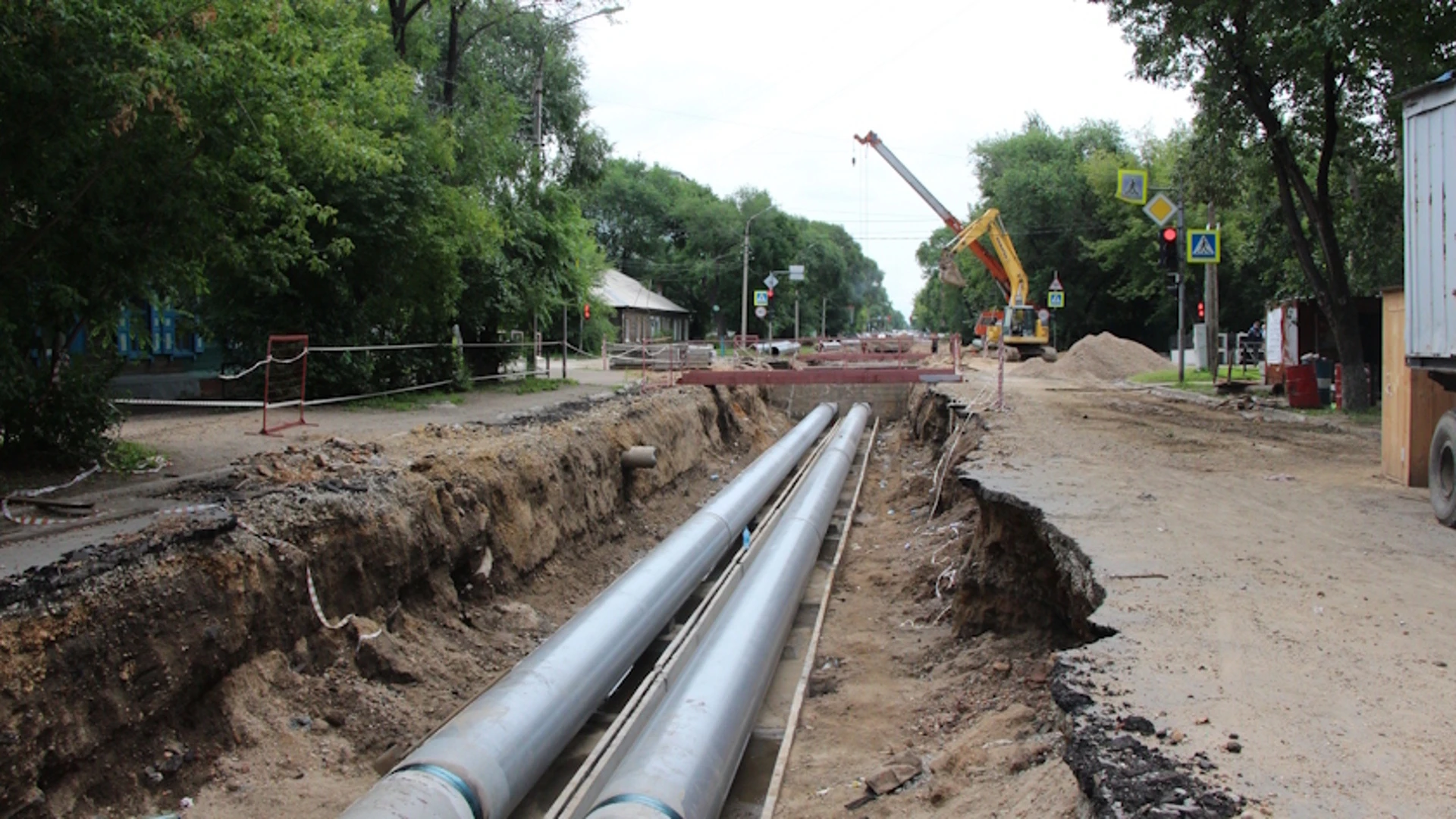 В дома в центре Благовещенска возвращается горячая вода