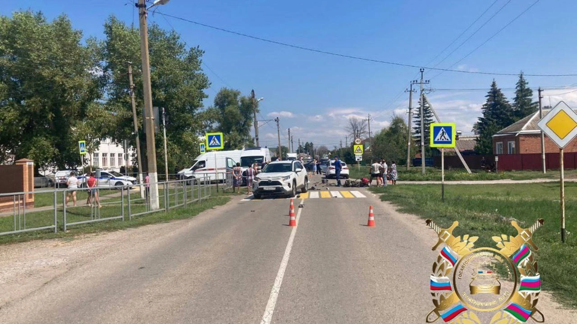 По факту гибели ребенка при падении со скутера в Щербиновском районе возбуждено уголовное дело