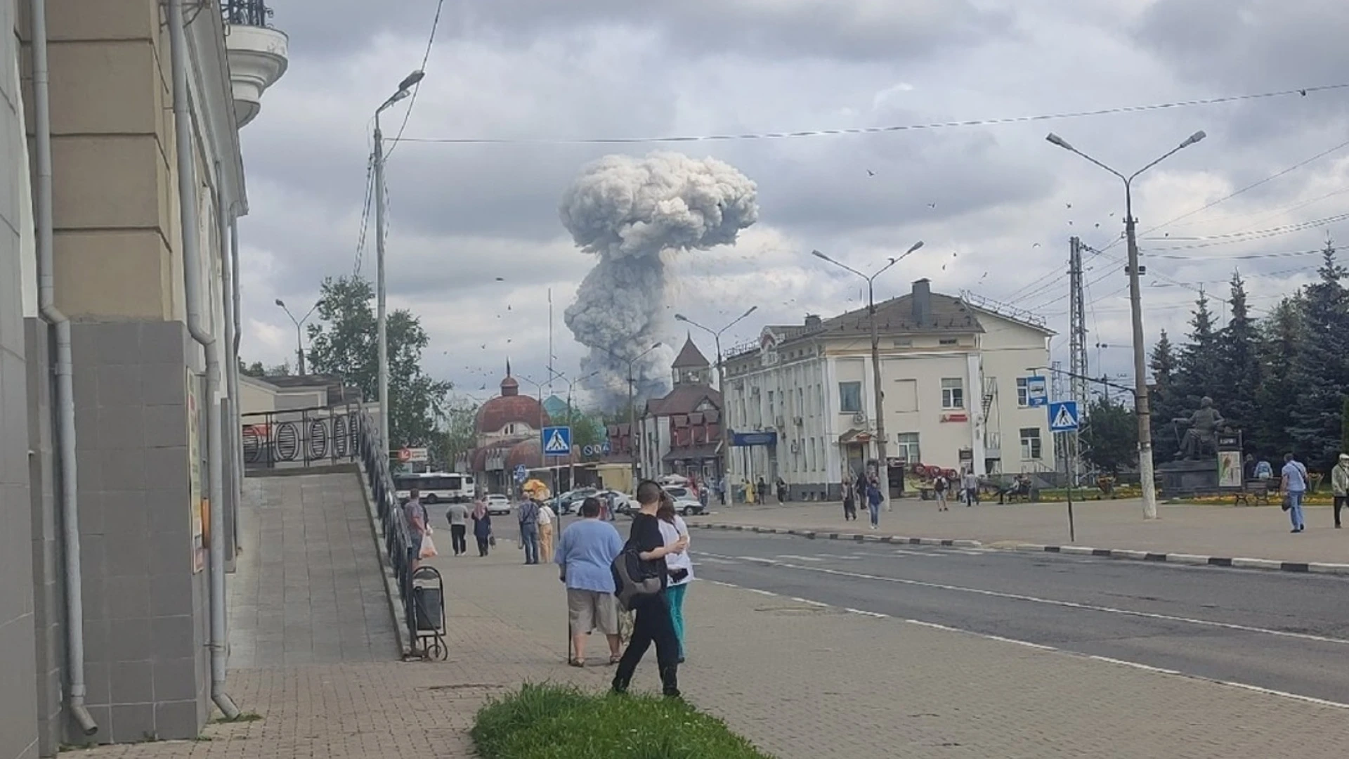 Губернатор выехал на место взрыва в Сергиевом Посаде, объявлена эвакуация