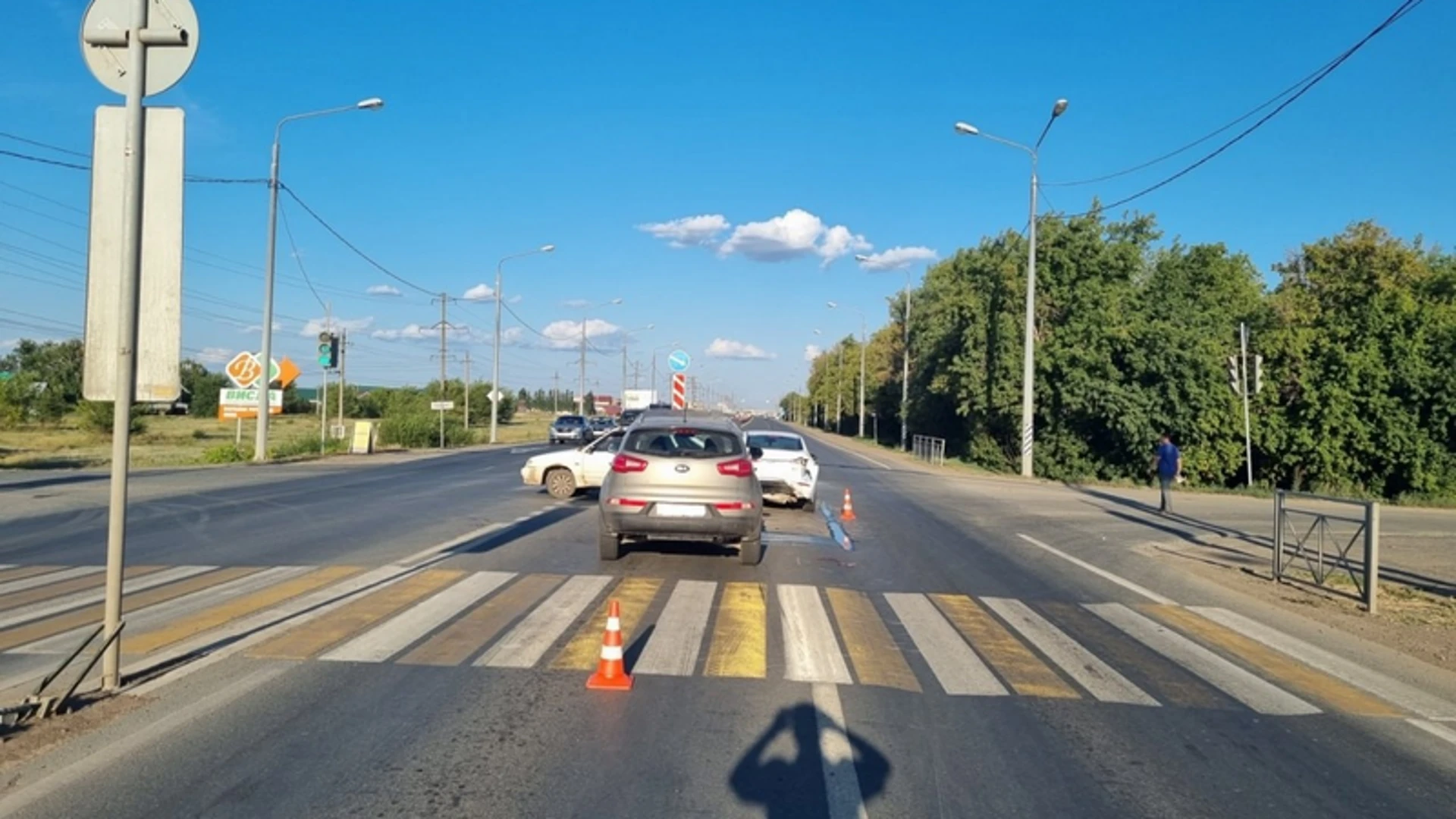 Под Оренбургом в ДТП пострадали два человека