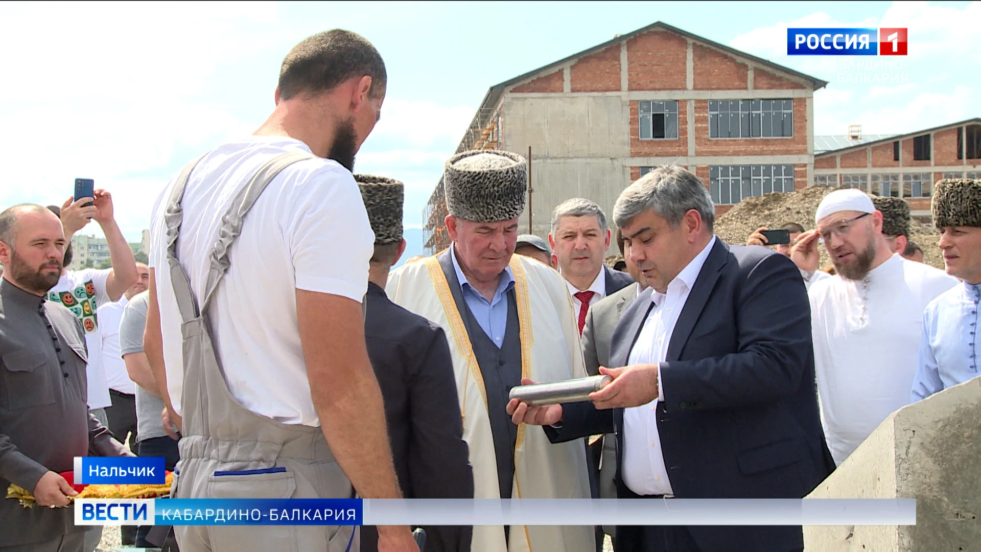 В Нальчике заложили капсулу на месте строительства новой мечети