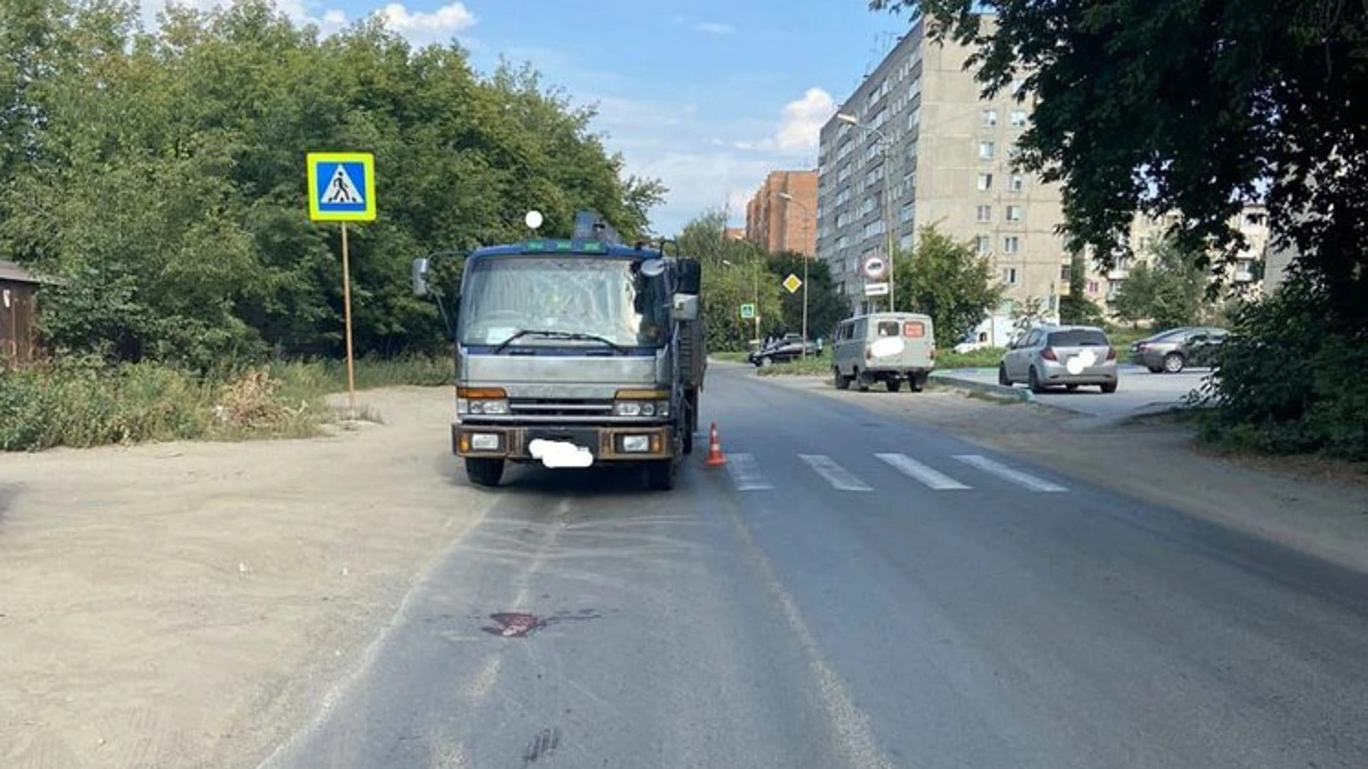 В Новосибирске водитель грузовика задавил 86-летнюю бабушку на пешеходном переходе