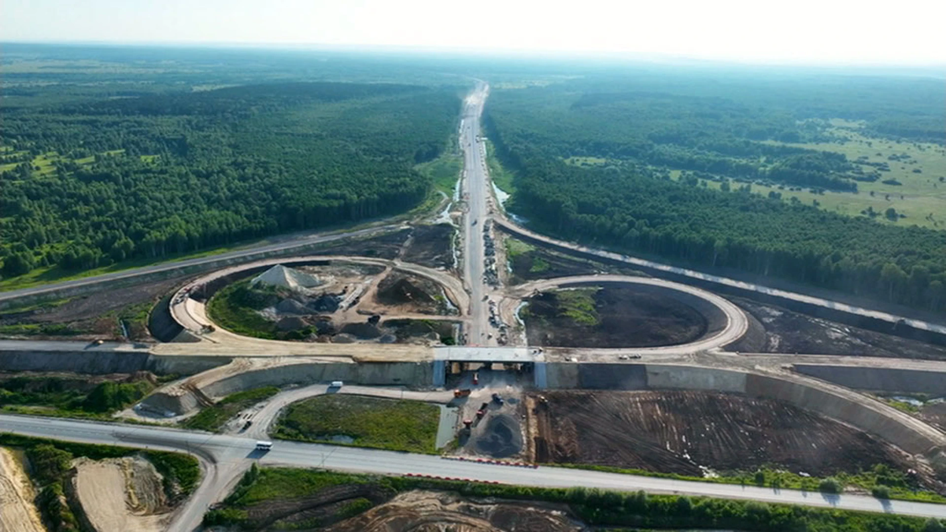 Подмосковный участок трассы М-12 "Москва-Казань" сдадут в сентябре досрочно