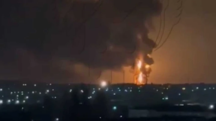 At the oil depot in the Caucasian district of the Krasnodar Territory during the fire there was an explosion