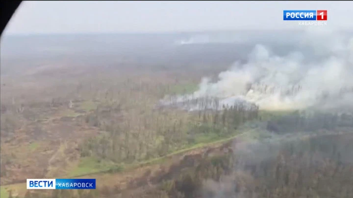 Вести. Хабаровск Джугджурский заповедник в Аяно-Майском районе спасли от огня