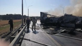 Погибшему в загоревшемся грузовике на липецкой трассе водителю было 64 года