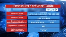 "Вести. Ярославль" теперь выходят в новое время