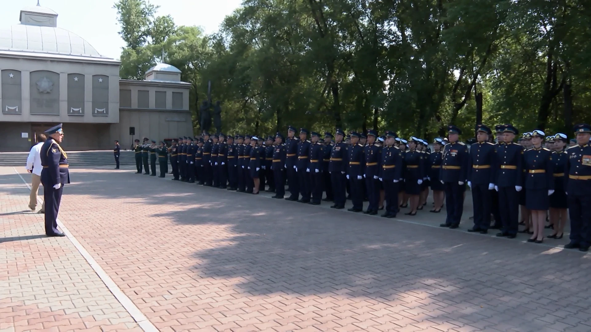 В Красноярске прошел выпускной курсантов Военного учебного центра Сибирского Федерального Университета