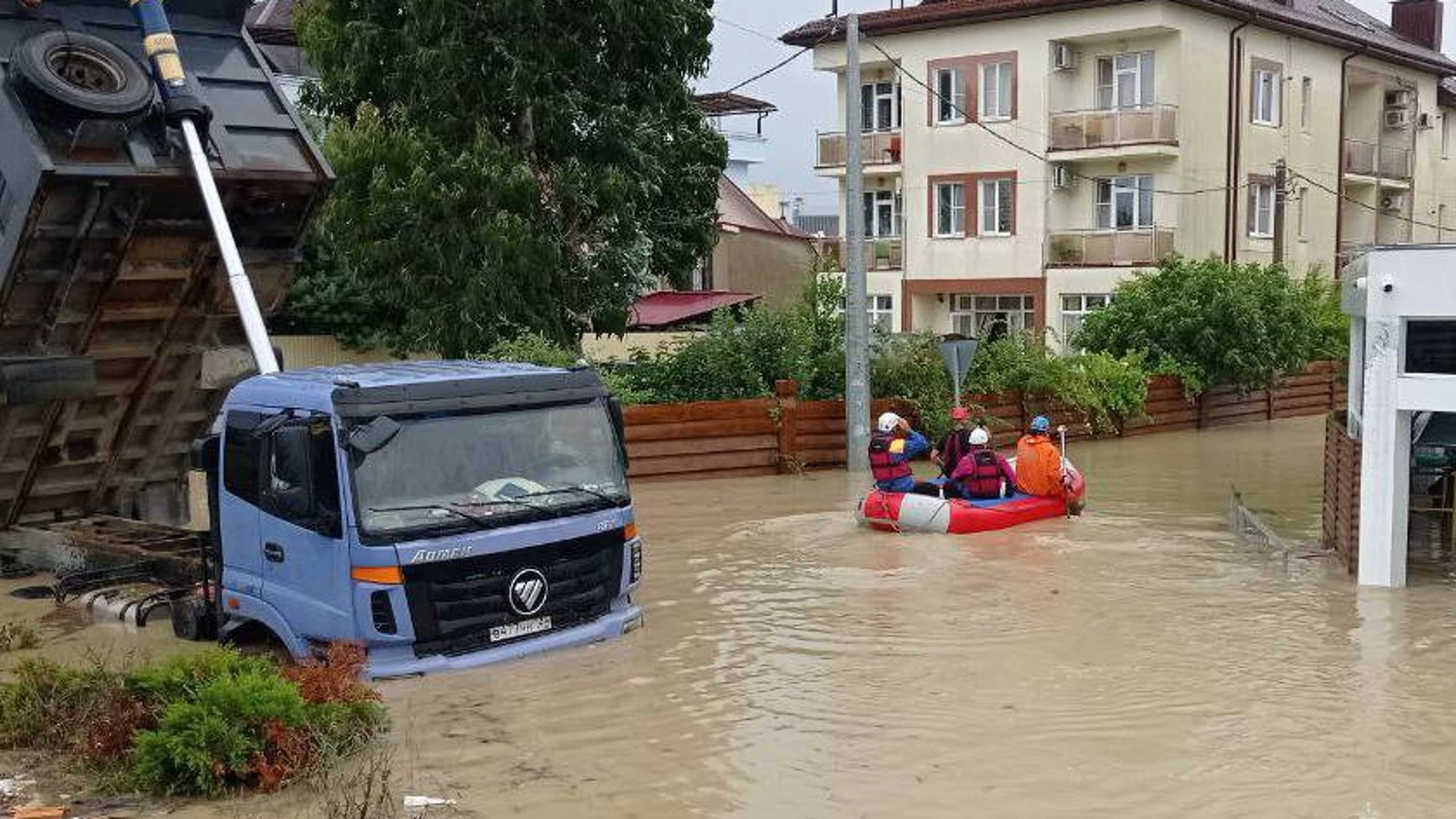 Туапсинский район утонул из-за ливней