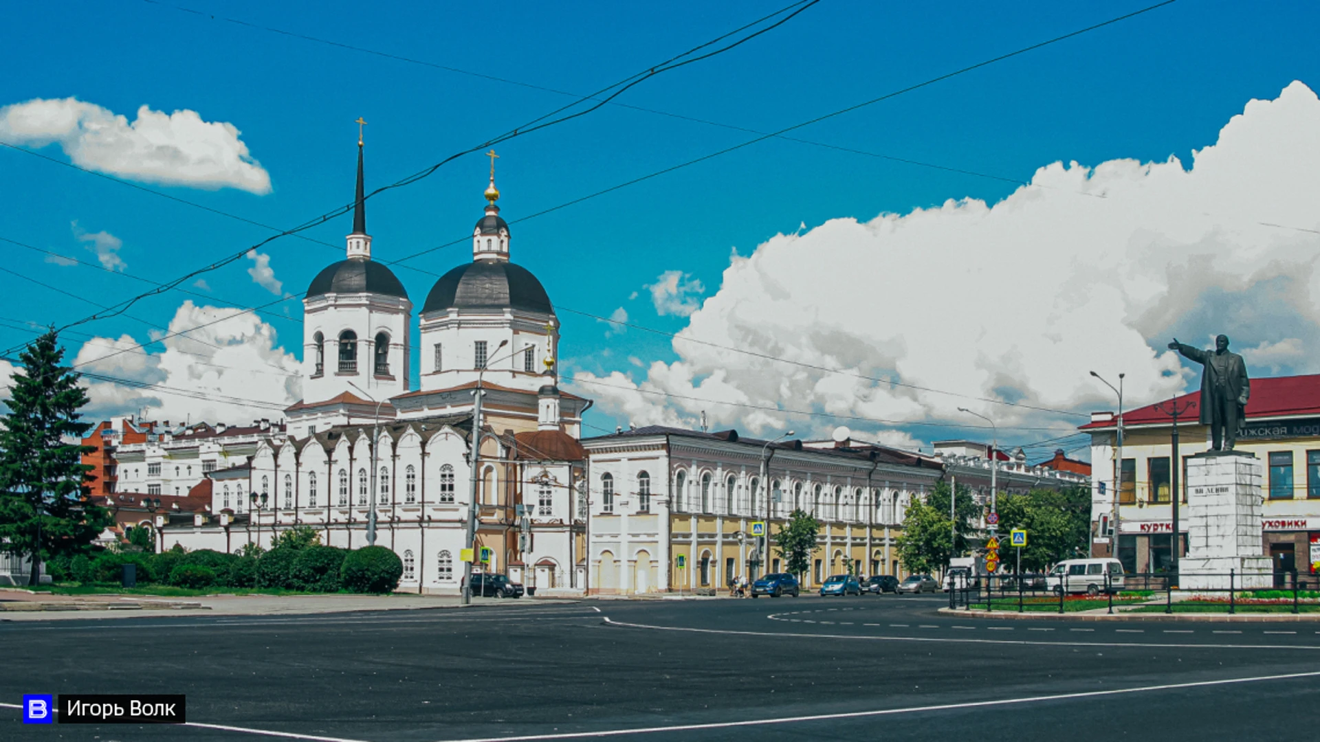 Комплексное благоустройство планируется провести на пл. Ленина в Томске