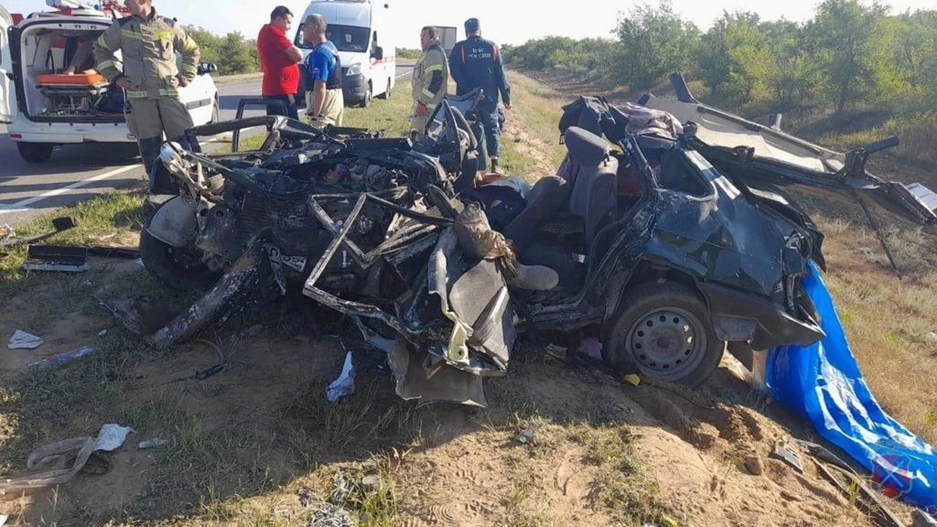 Ребенок и трое взрослых погибли в ДТП под Волгоградом