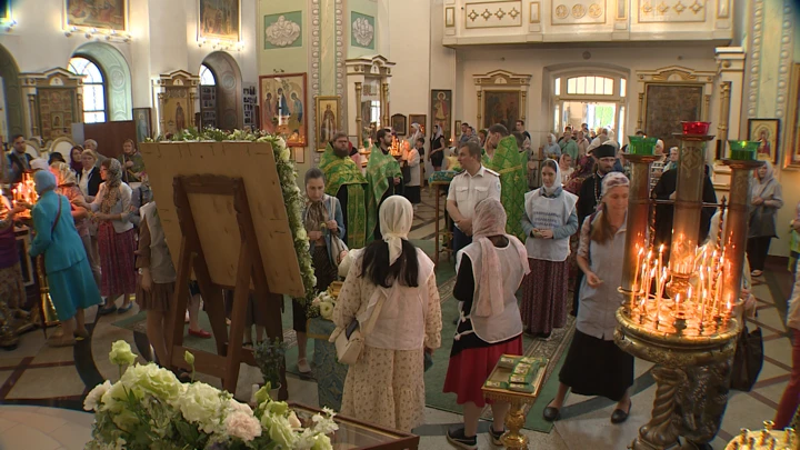 Вести. Ярославль В Ярославль привезли мощи Сергия Радонежского