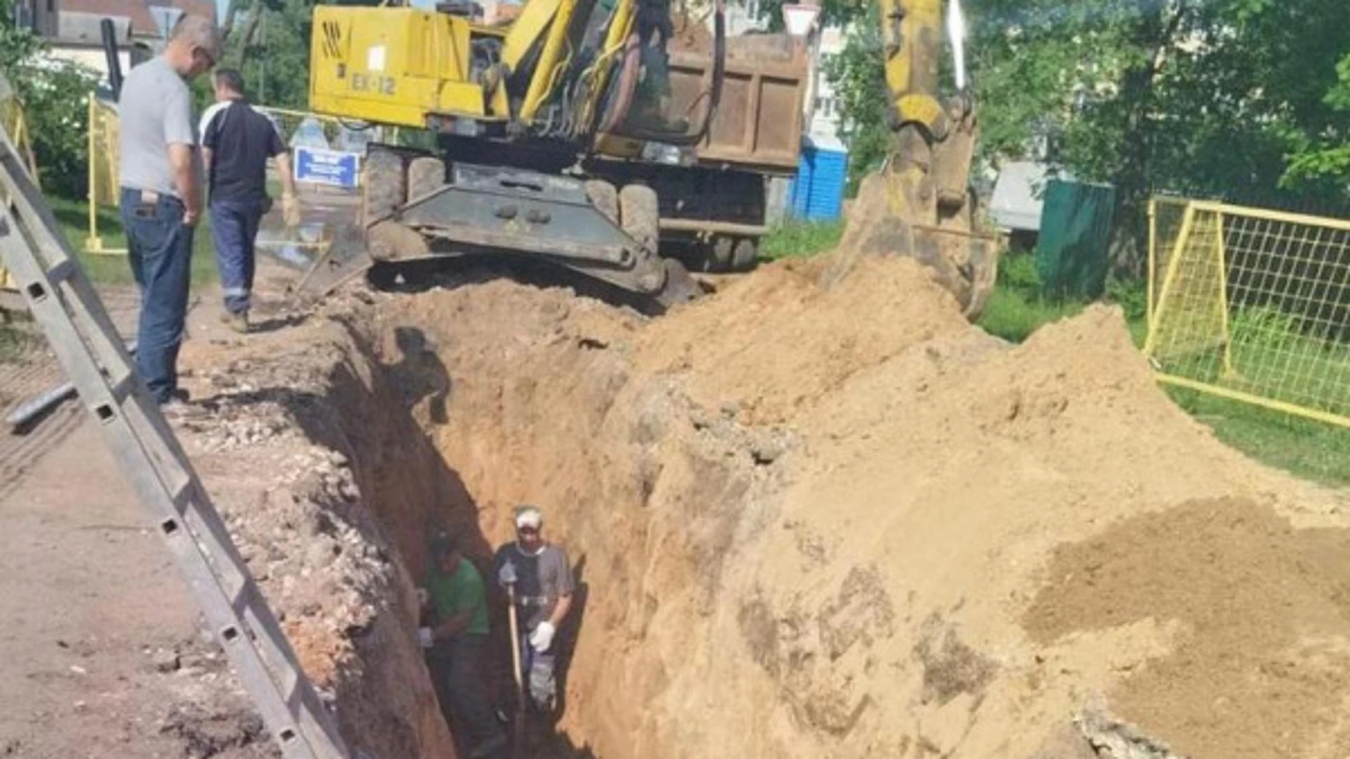 Улицу Дмитрова в Костроме пытаются избавить от вечных луж