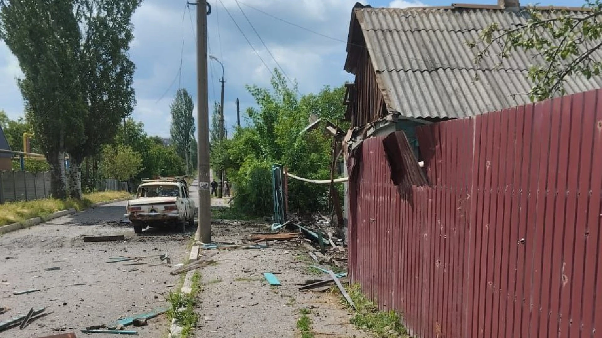 В результате обстрела Ясиноватой ранены девять человек