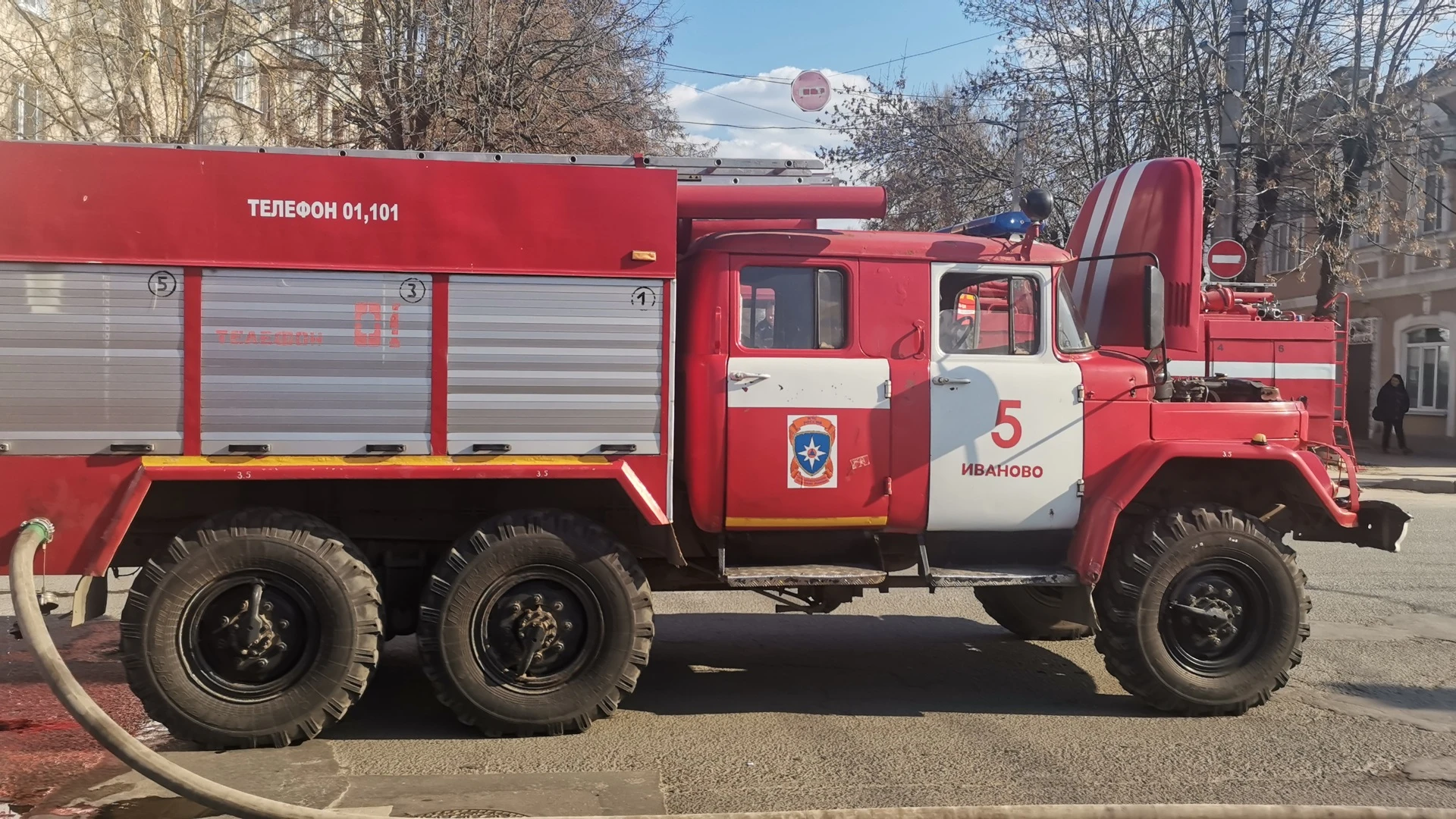 Крупный пожар случился накануне в Иванове