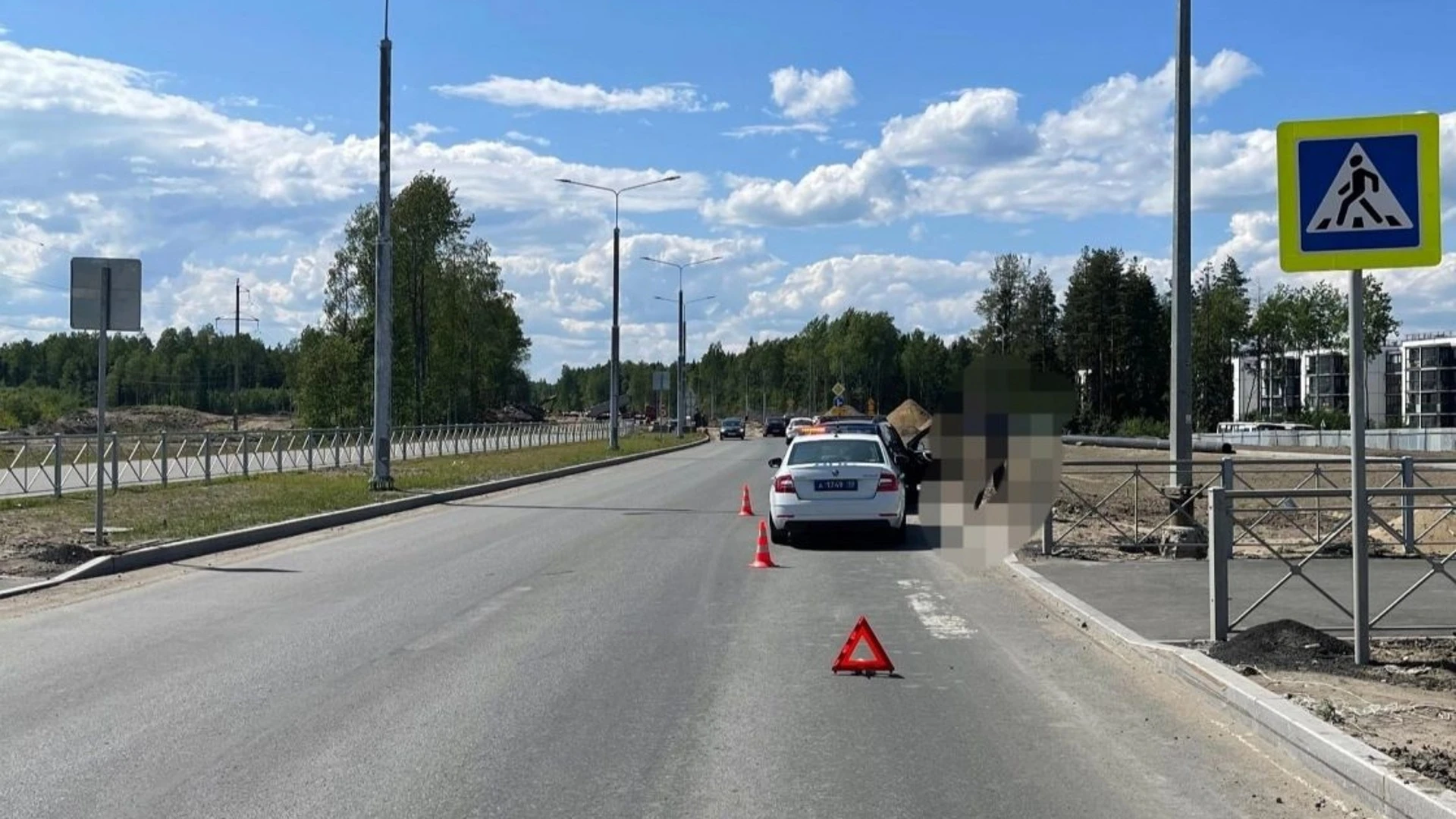 В Петрозаводске автомобиль сбил пожилого мужчину