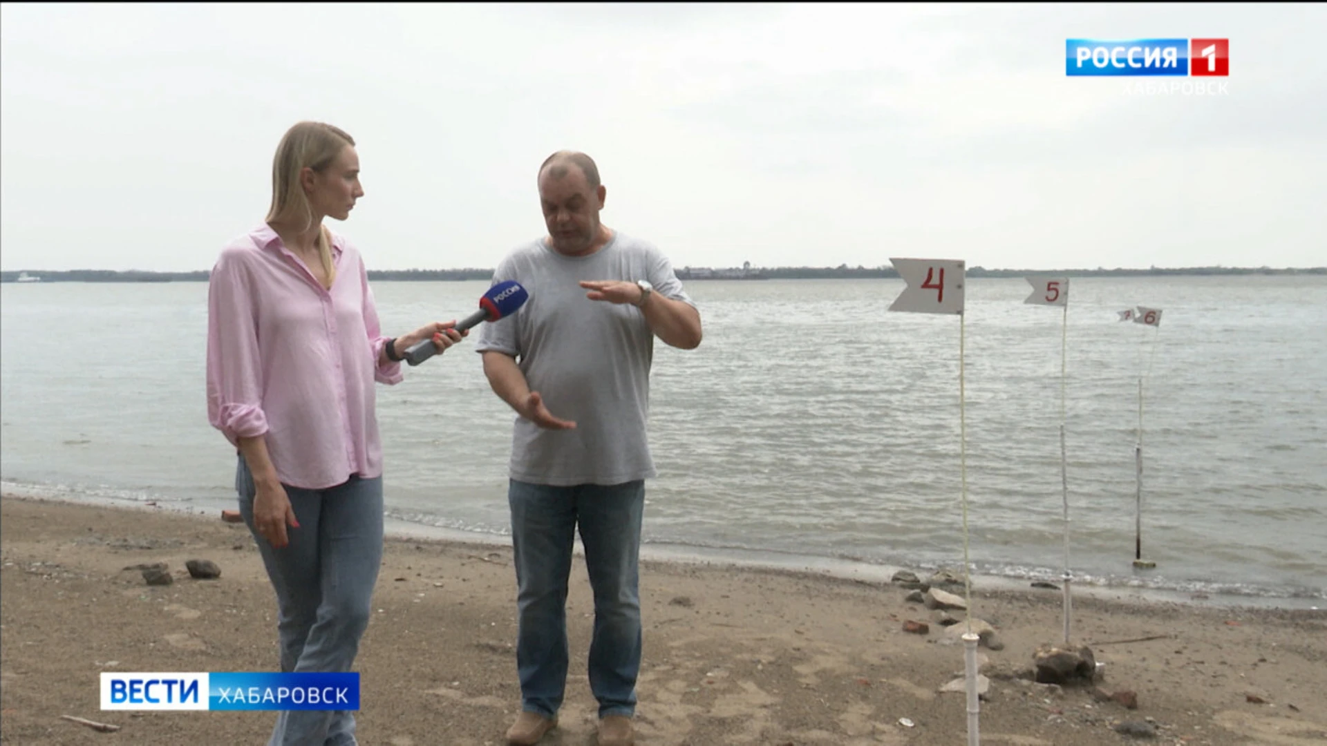 В два раза ниже нормы: гидрологи Хабаровска фиксируют падение уровня воды в Амуре