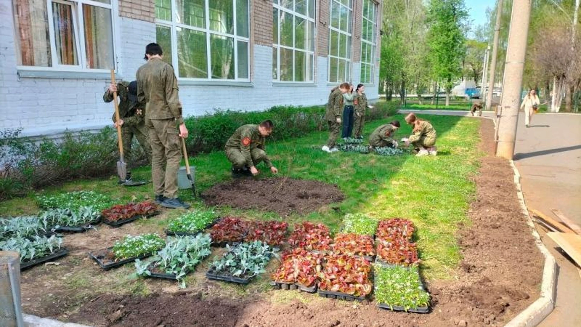 Сквер благоустроят на территории школы кадетского движения в Ижевске