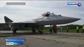 Комсомольские авиастроители передали ВКС России партию новых самолетов Су-57 и Су-35С