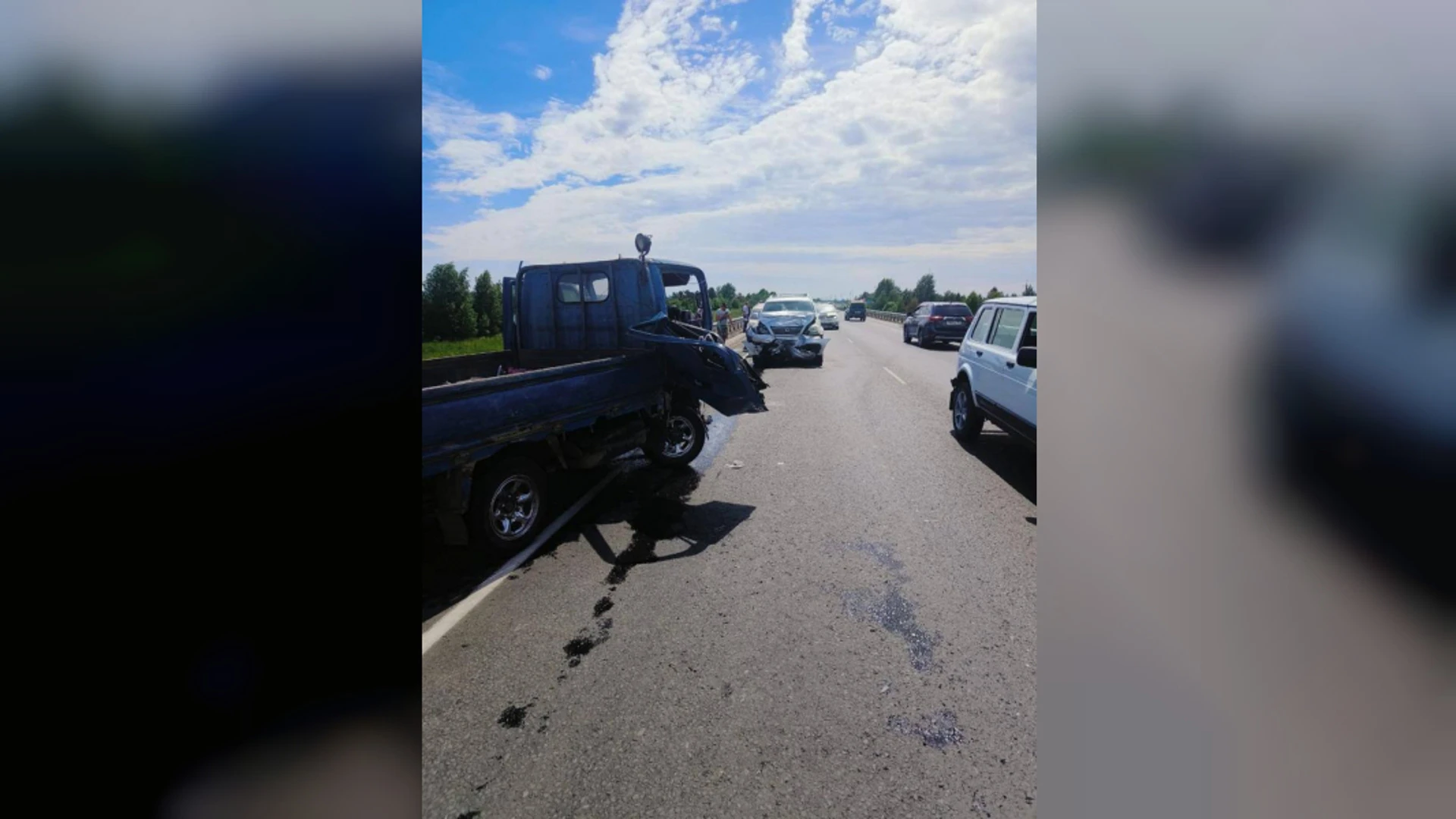 В тройном ДТП по Томском пострадали три человека