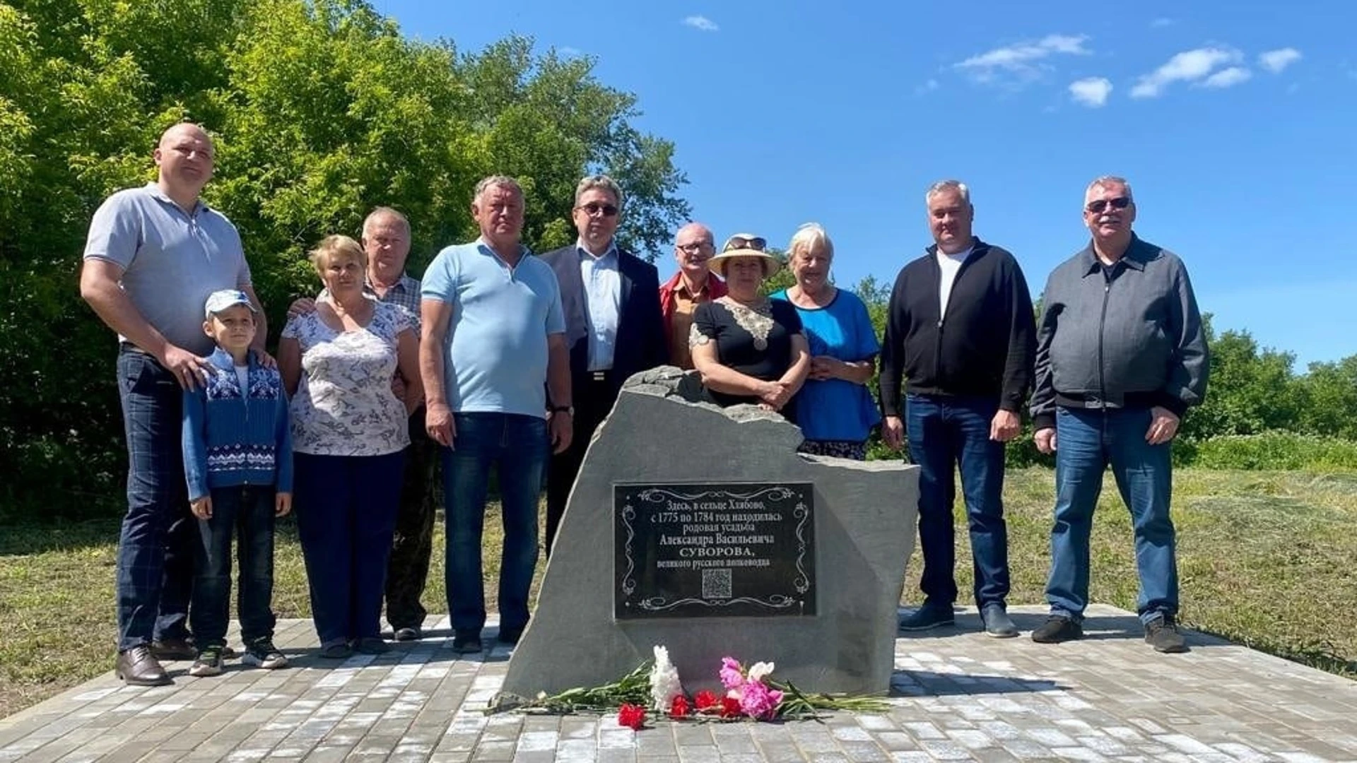 В Ивановской области открыли мемориал Александру Суворову