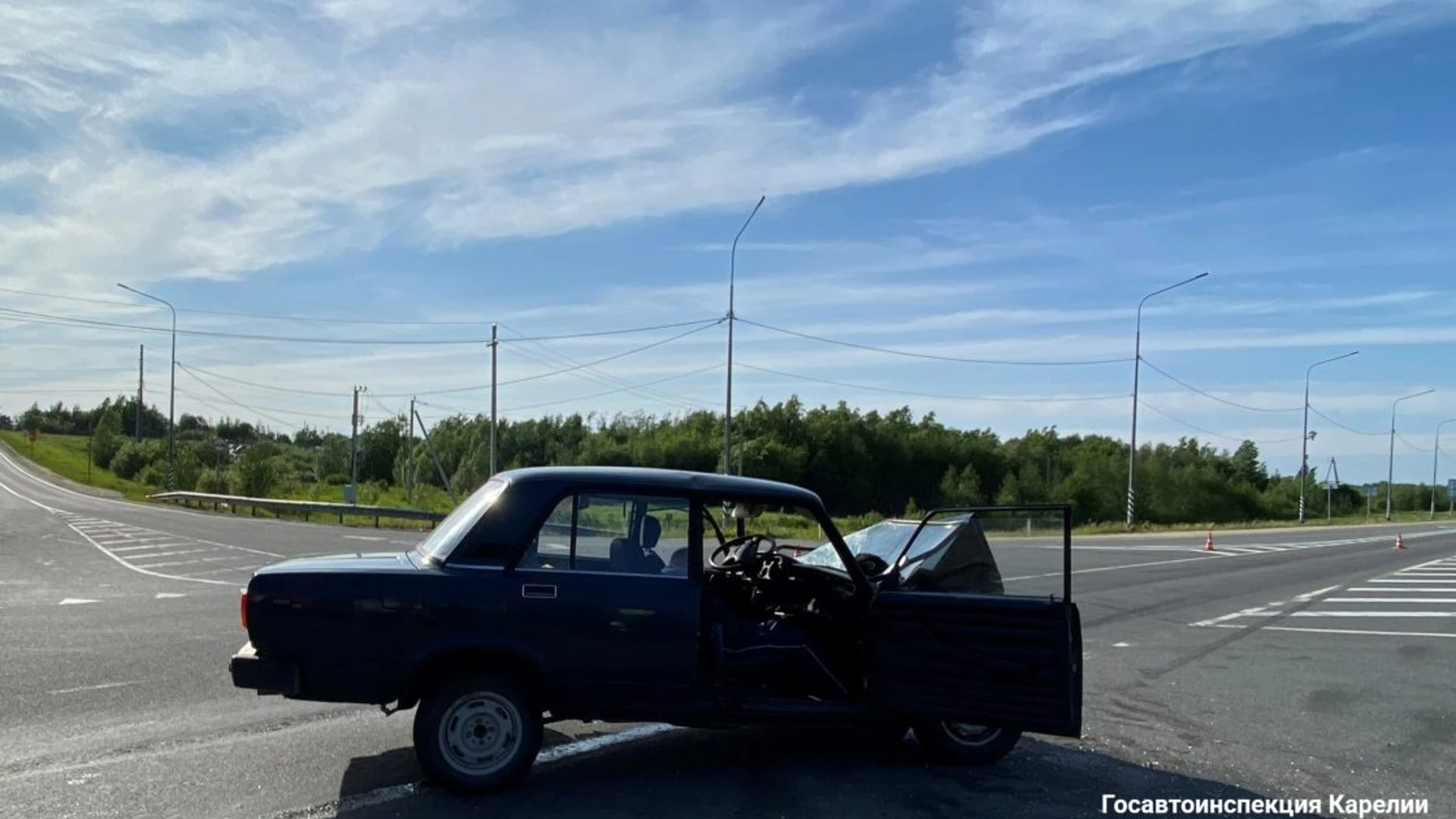 В ДТП в Карелии погиб пожилой мужчина