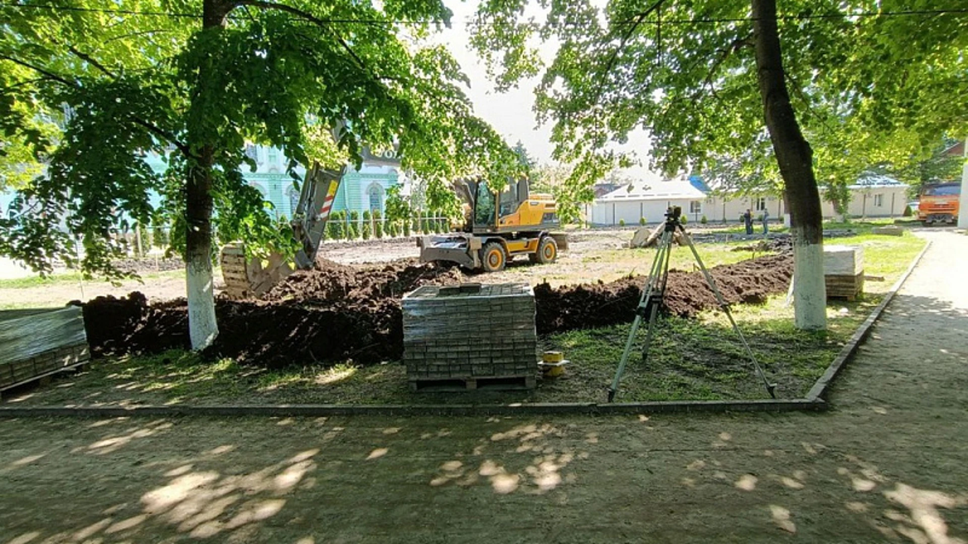 На Кубани благоустраивают еще один городской парк