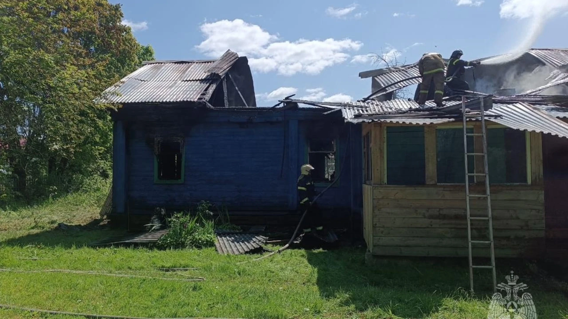 При пожаре в Комсомольском районе погиб мужчина