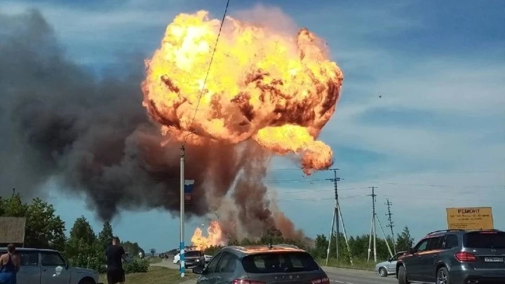 ЧП Мощный взрыв прогремел на газовой АЗС в Ульяновской области