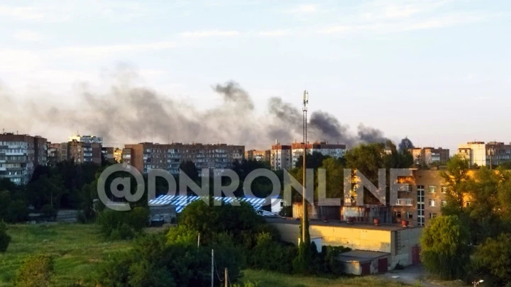 ЧП Последствия обстрелов Донецка и Горловки попали на видео