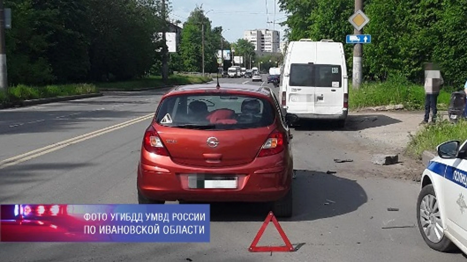 В ДТП с участием автобуса в Иванове пострадали 2 человека