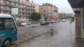 В Краснодаре объявлено штормовое предупреждение