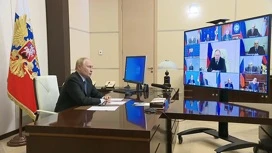 Путин обсудил с Совбезом систему контроля воздушного пространства РФ