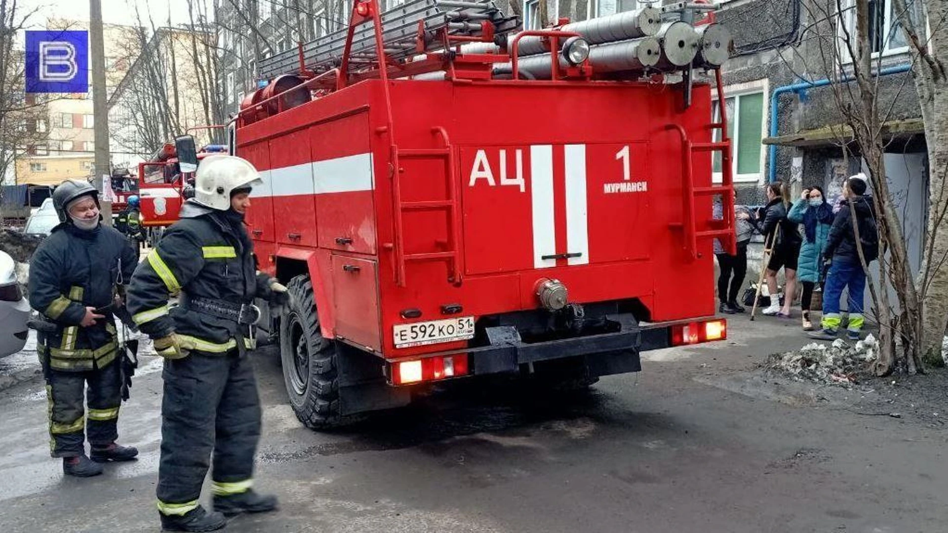 На этот раз обошлось: на Кирова в Мурманске потушили пожар в подъезде