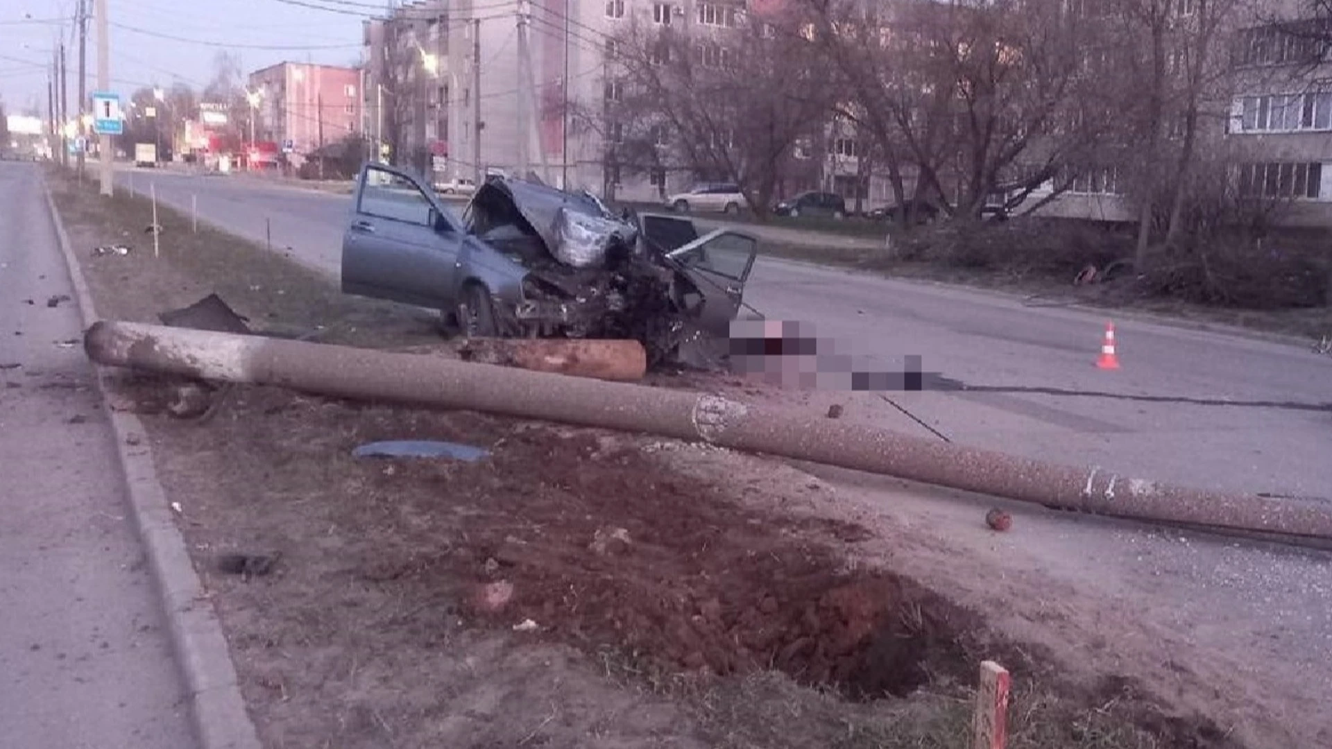 Гибель двух человек в Йошкар-Оле попала на видео