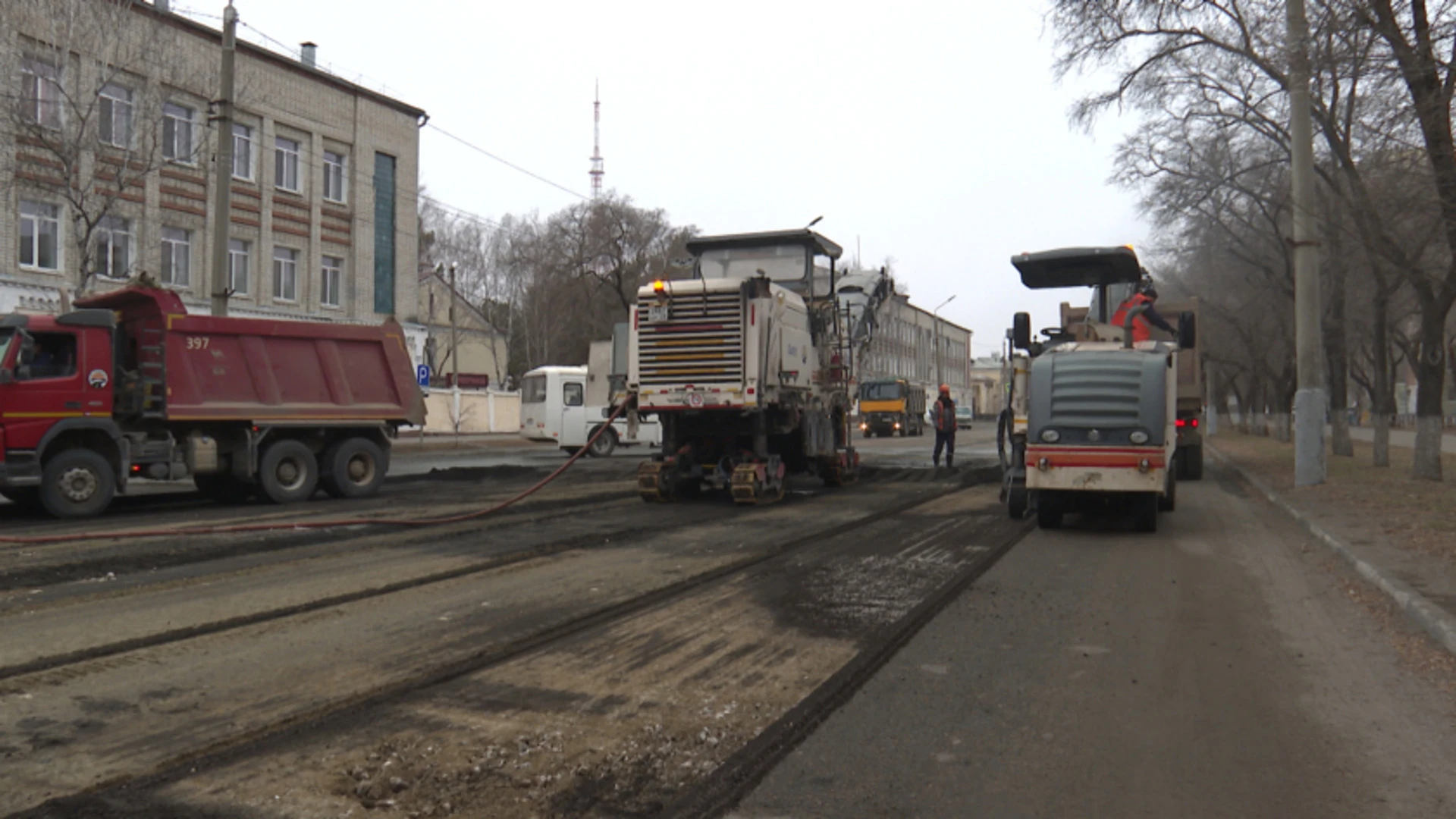 Сезон дорожного ремонта стартовал в Благовещенске