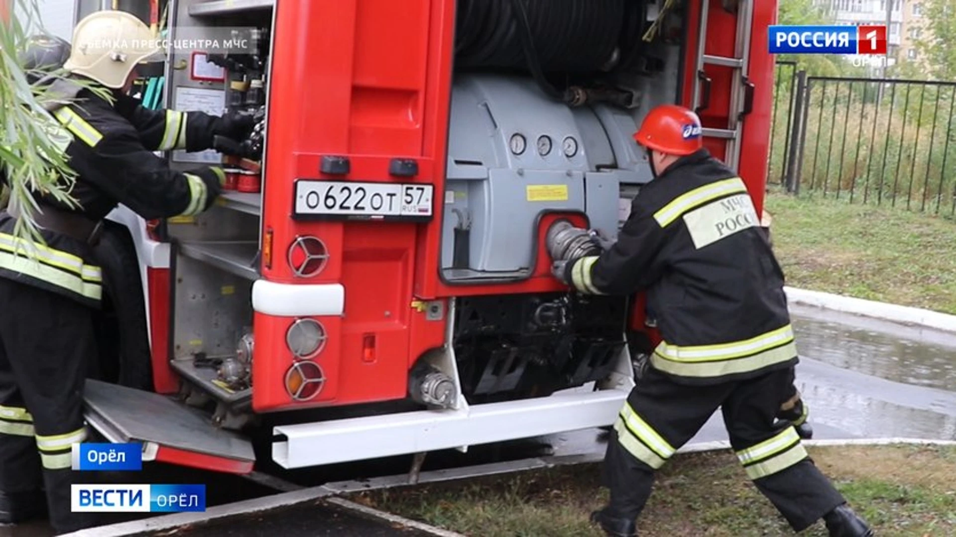 В сгоревшем доме в Колпне обнаружено тело пожилой женщины