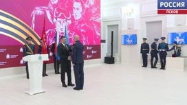 Mikhail Vedenikov presented state awards to defenders of the Fatherland.