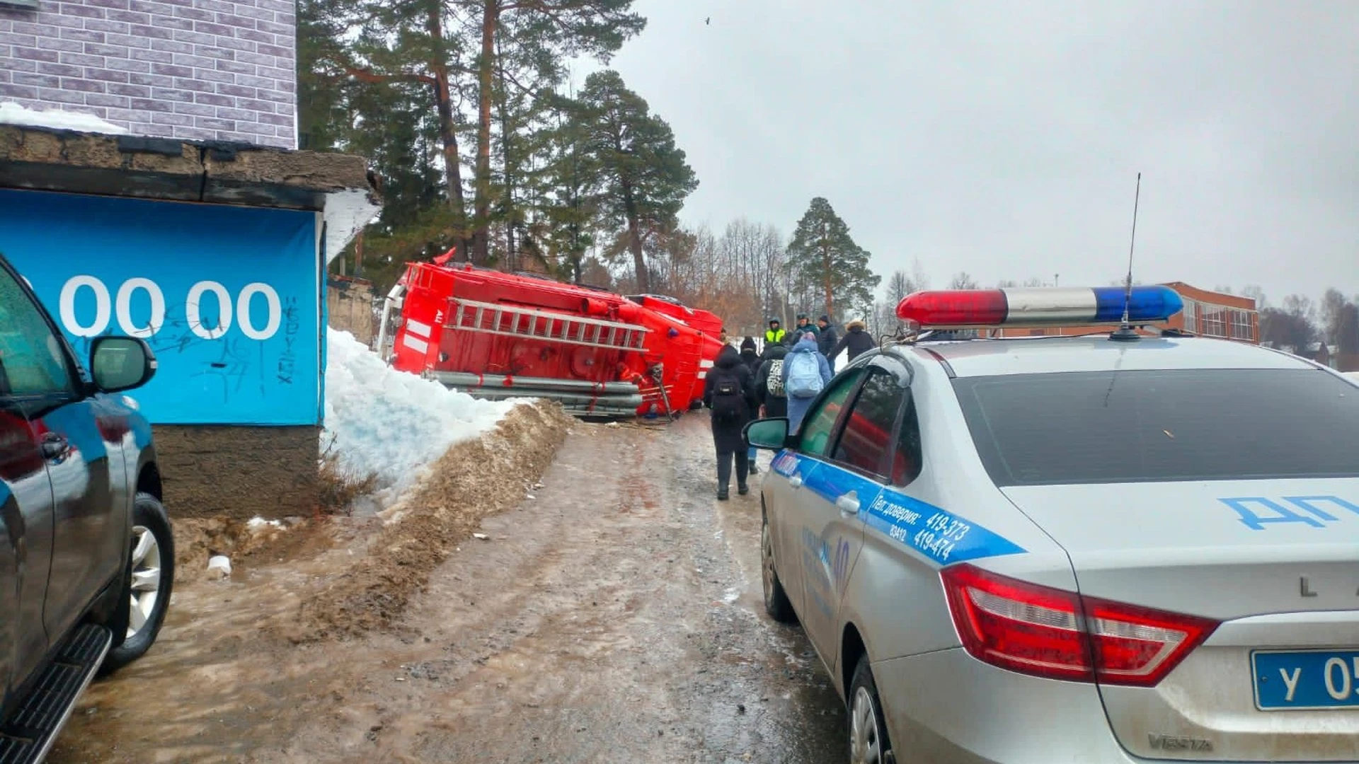 Пожарная машина сбила девушку в Воткинске