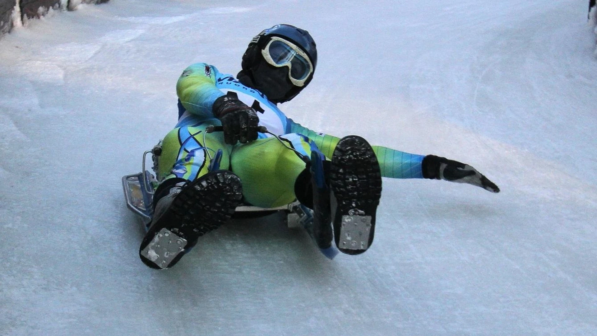 À Sotchi, le championnat russe de luge a eu lieu