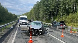 Дети ранены в массовом ДТП на тюменской трассе