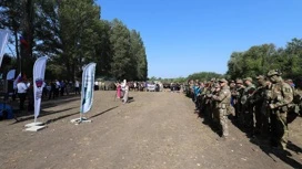 В Динском районе прошел фестиваль "СВОих Героев достойны"