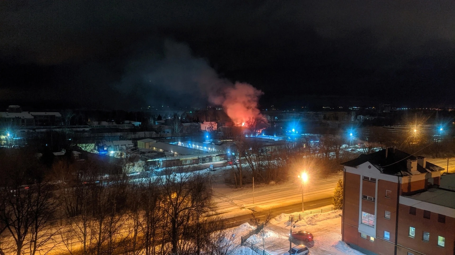 В Подмосковье закончена ликвидация последствий крупного пожара