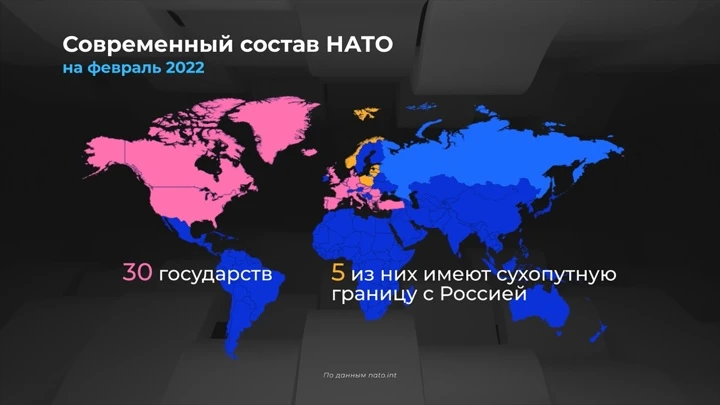 Инфографика Мир в цифрах. Как расширялся блок НАТО