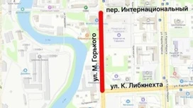 В Ижевске на выходные перекроют улицу Максима Горького