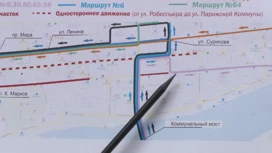 Из-за строительства метротрама, в Красноярске перекроют 4 участка дороги в центре